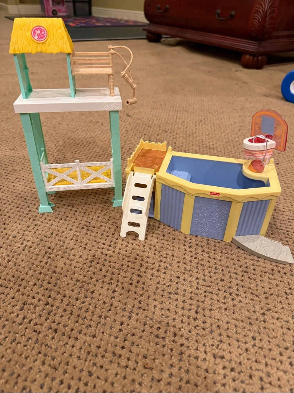 Blue Playhouse Toy - Brand Unknown